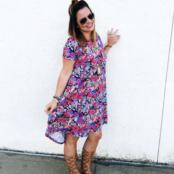 LuLaRoe NWT Carly Dress Small - Picture 9 of 10